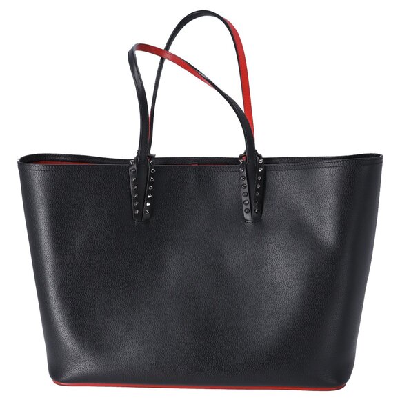 Christian Louboutin Cabata Large Tote Bag Black Leather + Pouch - Picture 3 of 6